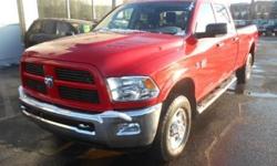 ***CLEAN VEHICLE HISTORY REPORT***, ***ONE OWNER***, and ***PRICE REDUCED***. Ram 2500 SLT, 4D Crew Cab, Cummins 6.7L I6 Turbodiesel, 6-Speed Automatic, 4WD, and Red. Here at Ferrario Auto Team, we try to make the purchase process as easy and hassle free