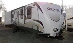 The price is 5000.00 behind book....Priced to sell.... needs to go away....
2012 Sprinter 328RLS Weight: 8850, Sleeping 6, (Feet) 37, Two 30 LBS LP, 13,500 BTU ducted air conditioner, 12 Volt, 55 amp converter, 30,000 BTU, Water heater bypass,