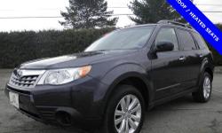 Forester 2.5X, 4D Sport Utility, 4-Speed Automatic, AWD, 100% SAFETY INSPECTED, HEATED SEATS, MOONROOF, NEW ENGINE OIL FILTER, NEW WIPER BLADES, ONE OWNER, and SERVICE RECORDS AVAILABLE. When was the last time you smiled as you turned the ignition key?