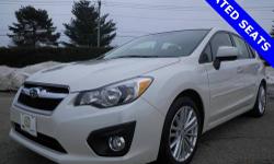 Impreza 2.0i Limited, 4D Hatchback, CVT Lineartronic, AWD, 1 OWNER CLEAN AUTOCHECK, 100% SAFETY INSPECTED, HEATED SEATS, and SERVICE RECORDS AVAILABLE. This 2012 Impreza is for Subaru nuts looking far and wide for that perfect car. When H20 starts showing