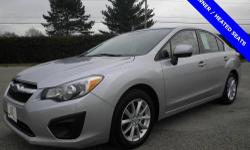4D Sedan, 2.0L DOHC, AWD, 100% SAFETY INSPECTED, HEATED SEATS, ONE OWNER, and SERVICE RECORDS AVAILABLE. All the right ingredients! Bill McBride Chevrolet Subaru is excited to offer this charming 2012 Subaru Impreza. Don't be surprised when you take this