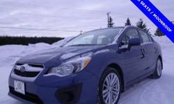 Subaru Certified, 4D Sedan, 2.0L DOHC, AWD, 100% SAFETY INSPECTED, HEATED SEATS, MOONROOF, ONE OWNER, and SERVICE RECORDS AVAILABLE. Subaru has outdone itself with this fantastic-looking 2012 Subaru Impreza. It just doesn't get any better at this price!