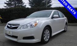 Legacy 2.5i, 4D Sedan, AWD, 100% SAFETY INSPECTED, HEATED SEATS, NEW AIR FILTER, NEW ENGINE OIL FILTER, NEW WIPER BLADES, ONE OWNER, SERVICE RECORDS AVAILABLE, and TIRE ROTATION. Are you interested in a simply great car? Then take a look at this