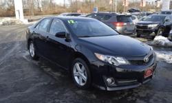 2012 Toyota Camry SE with 23k miles, clean carfax, one owner, automatic, power windows, mirrors, door locks and much more. This certified pre-owned vehicle comes with 12-month/12,000-mile Limited Comprehensive Warranty**7-year/100,000-mile Limited Power