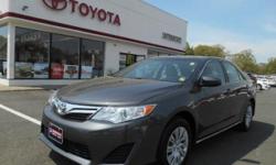 2012 TOYOTA CAMRY LE - CERTIFIED - EXTERIOR SILVER - INTERIOR GRAY - DRIVER POWER SEAT -EXCELLENT VALUE
Our Location is: Interstate Toyota Scion - 411 Route 59, Monsey, NY, 10952
Disclaimer: All vehicles subject to prior sale. We reserve the right to make