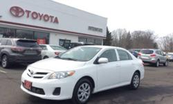 2012 TOYOTA COROLLA L - EXTERIOR SUPER WHITE - POWER WINDOWS - POWER LOCKS - EXCELLENT CONDITION - CLEAN CARFAX REPORT - ONE OWNER VEHICLE - GREAT CONDITION - TOYOTA CERTIFIED VEHICLE - PRICED TO SELL
Our Location is: Interstate Toyota Scion - 411 Route