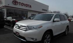 2012 Highlander Limited - White with Black Leather interior - Navigation - Sunroof - Toyota Pre-owned Certified - Excellent Condition
Our Location is: Interstate Toyota Scion - 411 Route 59, Monsey, NY, 10952
Disclaimer: All vehicles subject to prior