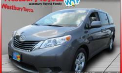 This Certified 2012 Toyota Sienna is a dream to drive. Curious about how far this Sienna has been driven? The odometer reads 11,865 miles. This Sienna is as reliable as they come, and the CarFax Vehicle History Report states: -- just to name a few