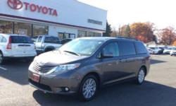 2012 TOYOTA SIENNA XLE AWD - EXTERIOR PREDAWN GRAY MICA - XLE PREMIUM PACKAGE - NAVIGATION - LEATHER SEATS - DUAL VIEW ENTERTAINMENT CENTER - BACK UP CAMERA - 18 10 SPOKE ALLOY WHEELS - SHOWROOM CONDITION -TOYOTA CERTIFIED
Our Location is: Interstate