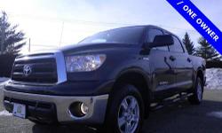 4D CrewMax, 6-Speed Automatic Electronic with Overdrive, 4WD, 100% SAFETY INSPECTED, ONE OWNER, and SERVICE RECORDS AVAILABLE. Looking for an amazing value on a superb 2012 Toyota Tundra? Well, this is IT! Don't get stuck in the mudholes of life. 4WD
