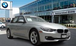 LOW MILES - 5,252! Bluetooth, iPod/MP3 Input, CD Player, Dual Zone A/C, Keyless Start, Rear Air, Turbo, Alloy Wheels, All Wheel Drive, Overhead Airbag, "The iconic BMW 3 may be the industry's most benchmarked vehicle." -KBB.com CLICK NOW!======KEY