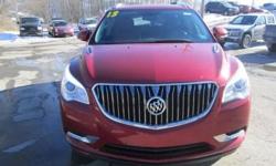 ***CLEAN VEHICLE HISTORY REPORT***, ***ONE OWNER***, ***PRICE REDUCED***, and NAVIGATION, DUAL MONROOF, LANE CHANGE WARNING SYSTEM. Enclave Premium Group, AWD, Red, and Brown Leather. Creampuff! This gorgeous 2013 Buick Enclave is not going to disappoint.