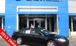 GM Certified. Look! Look! Look! You win! New Rochelle Chevrolet is ABSOLUTELY COMMITTED TO YOU! Chevrolet has done it again! They have built some superb vehicles and this attractive 2013 Chevrolet Impala is no exception! With plenty of passenger room, you