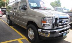 3013"" FORD E-350SD XLT 15 Passenger Van, 3D Extended Wagon, 5.4L V8 EFI FFV Capable, 4-Speed Automatic with Overdrive 4R75E, 15-Passenger Seating w/Captain's Chairs, ABS brakes, 6 Speaker AM/FM radio, Bumpers: chrome, Electronic Stability Control,