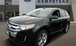 THIS 2013 FORD EDGE LIMITED ALL WHEEL DRIVE IS A BLACK BEAUTY,IT'S WELL EQUIPPED WITH FACTORY NAVIGATION,20'' CHROME CLAD RIMS AND MUCH MORE.THIS EDGE HAS ONLY 23111 RENTAL MILES.IT'S MUST SEE!!! At Hempstead Ford Lincoln, you'll always find quality