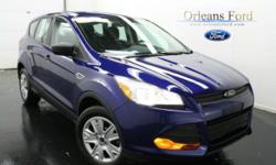 ***REMOTE KEYLESS ENTRY***, ***CLEAN ONE OWNER CARFAX***, ***CLIMATE CONTROL***, ***GAS SAVER***, ***LOW MILES***, and ***WE FINANCE***. Gently used. This 2013 Escape is for Ford enthusiasts looking all around for a great one-owner creampuff. Named a