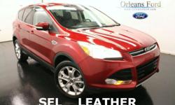***CLEAN CAR FAX***, ***ECOBOOST***, ***HEATED LEATHER***, ***LEATHER***, ***ONE OWNER***, ***SEL***, ***SIRIUS***, and ***SYNC***. Who could say no to a truly wonderful SUV like this good-looking 2013 Ford Escape? This terrific, one-owner Escape, with