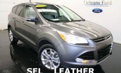 ***CLEAN CAR FAX***, ***ECOBOOST***, ***HEATED LEATHER***, ***MY FORD TOUCH***, ***ONE OWNER***, ***SEL***, ***SIRIUS***, and ***SYNC***. Are you still driving around that old thing? Come on down today and get into this superb-looking 2013 Ford Escape!