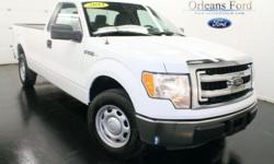 ***5.0L V8***, ***CLEAN CAR FAX***, ***CLOTH INTERIOR***, ***DAYTIME RUNNING LIGHTS***, ***ONE OWNER***, and ***POWER WINDOWS AND LOCKS***. Looking for a brilliant deal on a robust 2013 Ford F-150? Well, we've got it! Enjoy the safety and great visibility