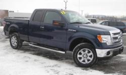 ***ONE OWNER*** and ***PRICE REDUCED***. F-150 XLT, 5.0L V8 FFV, 4WD, and Blue. This low mile vehicle screams, 'driver wanted.' Set down the mouse because this stunning 2013 Ford F-150 is the low-mileage truck you've been hunting for. What a perfect