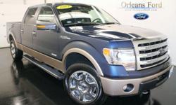 ***CLEAN CAR FAX***, ***ECOBOOST***, ***LARIAT***, ***MOONROOF***, ***NAVIGATION***, ***ONE OWNER***, ***REAR VIEW CAMERA***, and ***SONY SOUND***. Don't miss out on purchasing this rock solid 2013 Ford F-150. This outstanding, low-mileage F-150, with