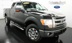 ***5.0L V8***, ***CHROME PACKAGE***, ***CLEAN CAR FAX***, ***ONE OWNER***, ***POWER SEAT***, ***REAR VIEW CAMERA***, and ***XLT***. 4WD! Extended Cab! Looking for an amazing value on a terrific 2013 Ford F-150? Well, this is IT! This fantastic, one-owner