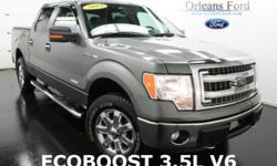 ***3.5L ECOBOOST V6***, ***XLT CHROME PACKAGE***, ***CLEAN ONE OWNER CARFAX***, ***OFF ROAD PACKAGE***, ***TRAILER TOW***, ***POWER SEAT***, and ***REAR VIEW CAMERA***. Do you want it all, especially sheer toughness? Well, with this stout 2013 Ford F-150,