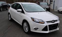 Stock #A8764. Pre-Owned 2013 Ford Focus 'Titanium' Hatchback!! LOADED!! Power Moonroof Heated Seats Remote Starter Rear View Camera Sony Sound Hands-Free Communication Dual Climate Control Sync Push-Button Start/Stop and Heated/Signal Side Mirrors!!
Our
