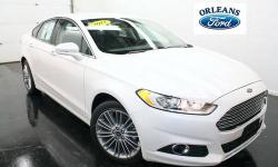 ***18"" LUXURY WHEELS***, ***CLEAN CAR FAX***, ***DRIVER ASSIST PACKAGE***, ***MY FORD TOUCH PACKAGE***, ***NAVIGATION***, ***ONE OWNER***, and ***WHITE PLATINUM***. Your quest for a gently used car is over. This good-looking 2013 Ford Fusion has only had