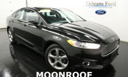 ***2.0L ECOBOOST***, ***CLEAN CAR FAX***, ***MOONROOF***, ***ONE OWNER***, ***PREMIUM SPORT WHEELS***, ***REVERSE SENSING***, and ***SE PACKAGE***. You won't find a cleaner 2013 Ford Fusion than this one-owner gem. This gas-saving Fusion will get you