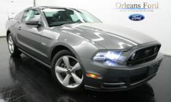 *** 6 SPEED MANUAL***, ***5.0L V8***, ***HEATED LEATHER***, ***LOW LOW MILES***, ***PREMIUM PKG***, ***SIRIUS RADIO***, and ***REAQUIRED VEHICLE***. This 2013 Mustang is for Ford enthusiasts looking far and wide for that perfect car. It has only been