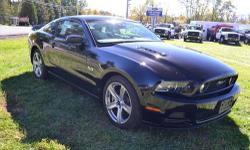 Stock #A8594. Black-on-Black 2013 Ford Mustang GT with only 4K Miles!! 5.0L V8 Engine, 6-Sp Manual Transmission. Black Leather Interior with Dual Power/Heated Seats, Shaker Audio System, Heated Side Mirrors, Hands-Free Communication, Microsoft Sync,