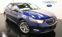 *** #1 NAVIGATION***, ***BLIND SPOT MONITORING***, ***CLEAN CAR FAX***, ***HEATED/COOLED SEATS***, ***LIMITED***, ***ONE OWNER***, and ***SONY AUDIO***. How exclusive is this! Just in, this outstanding 2013 Ford Taurus comes with a 3.5L V6 Ti-VCT engine