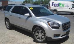 To learn more about the vehicle, please follow this link:
http://used-auto-4-sale.com/108762329.html
***CLEAN VEHICLE HISTORY REPORT***, ***ONE OWNER***, and ***PRICE REDUCED***. Acadia SLT-1, 6-Speed Automatic, AWD, Gray, and Leather. Take your hand off