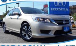 Honda Certified. Your satisfaction is our business! Switch to Paragon Honda! Only one owner, mint with no accidents!**NO BAIT AND SWITCH FEES! If you demand the best things in life, this superb 2013 Honda Accord is the gas-saving car for you. This Accord