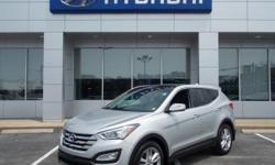 MARKED BY EXCELLENT QUALITY AND FEATURES WITH UNMISTAKABLE REFINED LEATHER INTERIOR THAT ADDED VALUE AND CLASS TO THE HYUNDAI SANTA FE WITH AN EFFICIENT AND EASY TO USE NAVIGATION SYSTEM, THIS HYUNDAI SANTA FE WILL HELP GET YOU FROM POINT A TO POINT B IN