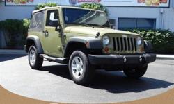 (631) 238-3287 ext.27
Come see this 2013 Jeep Wrangler Sport. This Wrangler comes equipped with these options: Cargo compartment covered storage, Vinyl shift knob, Speed control, Front passenger seat belt alert, Traction control, Command-Trac