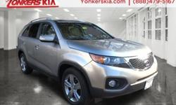 1 Owner** Sorento EX with Premium package. AWD** V6 Engine. 3rd row** Rear camera, panoramic sunroof, leather, heated seats, bluetooth, satellite radio and so much more. UVO** Yonkers Kia is the largest volume Kia dealership in the Tri-State area. We've