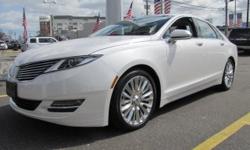 ""LINCOLN CERTIFIED"", ""ONE OWNER"", ""CLEAN CAR FAX"" 2013' Lincoln MKZ 4D Sedan, EcoBoost 2.0L I4 GTDi DOHC Turbocharged VCT, 6-Speed Automatic with Select-Shift, All Wheel Drive, White Platinum Metallic Tri-Coat, Charcoal Black w/Heated & Cooled