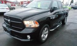 ***CLEAN VEHICLE HISTORY REPORT***, ***ONE OWNER***, ***PRICE REDUCED***, and EXPRESS. 4D Quad Cab, HEMI 5.7L V8 Multi Displacement VVT, 4WD, Black, ABS brakes, Electronic Stability Control, Heated door mirrors, Low tire pressure warning, and Traction