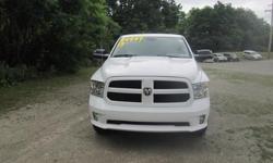 To learn more about the vehicle, please follow this link:
http://used-auto-4-sale.com/108762259.html
***CLEAN VEHICLE HISTORY REPORT***, ***ONE OWNER***, and ***PRICE REDUCED***. Ram 1500 Express Quad Cab, HEMI 5.7L V8 Multi Displacement VVT, 6-Speed