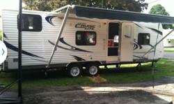 I have for sale a 29 foot Salem Cruise Lite Camper.
Asking $15,000..MAKE AN OFFER, NO REASONABLE OFFERS REFUSED!
We bought the camper last year and it has only been taken out 6 times so its still in like new condition, we are relocating to Florida so it