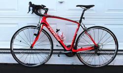FOR SALE: 2013 Specialized Roubaix Expert Men's Road Bike
USED ONCE!!
*56.5" Large SL3 Carbon Fiber Frame
*LOOK brand clips/pedals
*Digital Mavic speedometer/mileage tracker
***Serious inquiries only!!! NO solicitors***