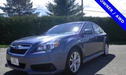 Legacy 2.5i, 4D Sedan, CVT Lineartronic, AWD, 100% SAFETY INSPECTED, NEW AIR FILTER, NEW ENGINE OIL FILTER, NEW WIPER BLADES, ONE OWNER, SERVICE RECORDS AVAILABLE, and TIRE ROTATION. Don't miss your opportunity at buying this fantastic 2013 Subaru Legacy.