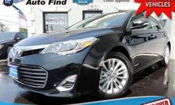 TAKE A LOOK AT THIS ATTITUDE BLACK METALLIC 2013 TOYOTA AVALON HYBRID XLE PREMIUM WITH ONLY 985 MILES, AND HAS BEEN REGULARLY MAINTAINED. THIS TOYOTA AVALON IS EQUIPPED WITH A 2.5L 4 CYLINDER HYBRID ENGINE, AUTOMATIC TRANSMISSION, BLACK LEATHER INTERIOR,