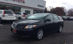 2013 TOYOTA COROLLA LE - EXTERIOR BLACK - POWER WINDOWS - POWER LOCKS - 16 STEEL WHEELS - ONE OWNER - SHOWROOM CONDITION - TOYOTA CERTIFIED - PRICE TO SELL
Our Location is: Interstate Toyota Scion - 411 Route 59, Monsey, NY, 10952
Disclaimer: All vehicles