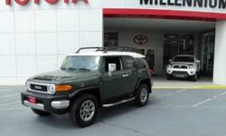 Check out this gently-used 2013 Toyota FJ Cruiser we recently got in. Why own a car when you can own a lifestyle? We at Millennium Toyota offer you nothing less than the best with our Certified Pre-Owned vehicles. This vehicle meets Toyota's highest level