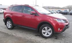 ***CLEAN VEHICLE HISTORY REPORT***, ***ONE OWNER***, ***PRICE REDUCED***, and SUNROOF. RAV4 XLE, 2.5L 4-Cylinder DOHC Dual VVT-i, AWD, and Red. If you demand the best things in life, this outstanding 2013 Toyota RAV4 is the fuel-efficient SUV for you.