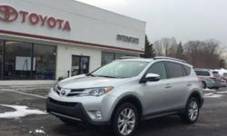 2013 TOYOTA RAV4 LIMITED - EXTERIOR CLASSIC SILVER - INTERIOR BLACK - 18 INCH ALLOY WHEELS - SUNROOF NAVIGATION - SOFTEX TRIMMED SEATS - HEATED FRONT SEATS - BACK UP CAMERA - POWER LIFT GATE - SMART KEY - SHOWROOM CONDITION - CERTIFIED - ONE OWNER - CLEAN