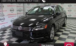 Outstanding design defines the 2013 Volkswagen Passat! It just arrived on our lot, and surely won't be here long! This 4 door, 5 passenger sedan still has less than 10,000 miles! Volkswagen prioritized comfort and style by including: an outside